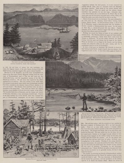 Landbouw en sport in Newfoundland door Frank Dadd